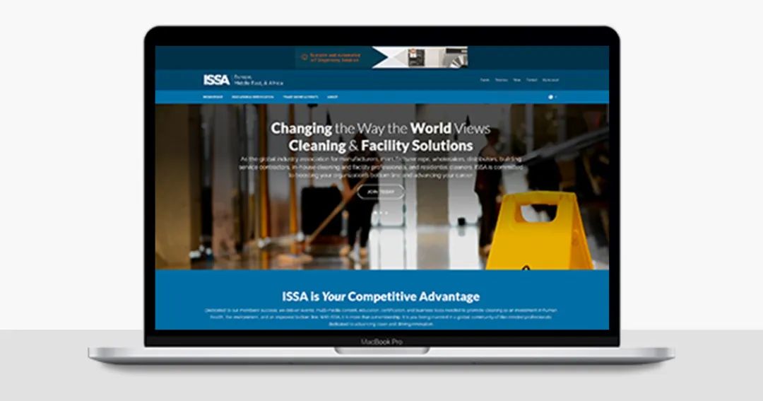 ISSA官网全新改版上线 高效服务全球清洁社区发展！(图2)