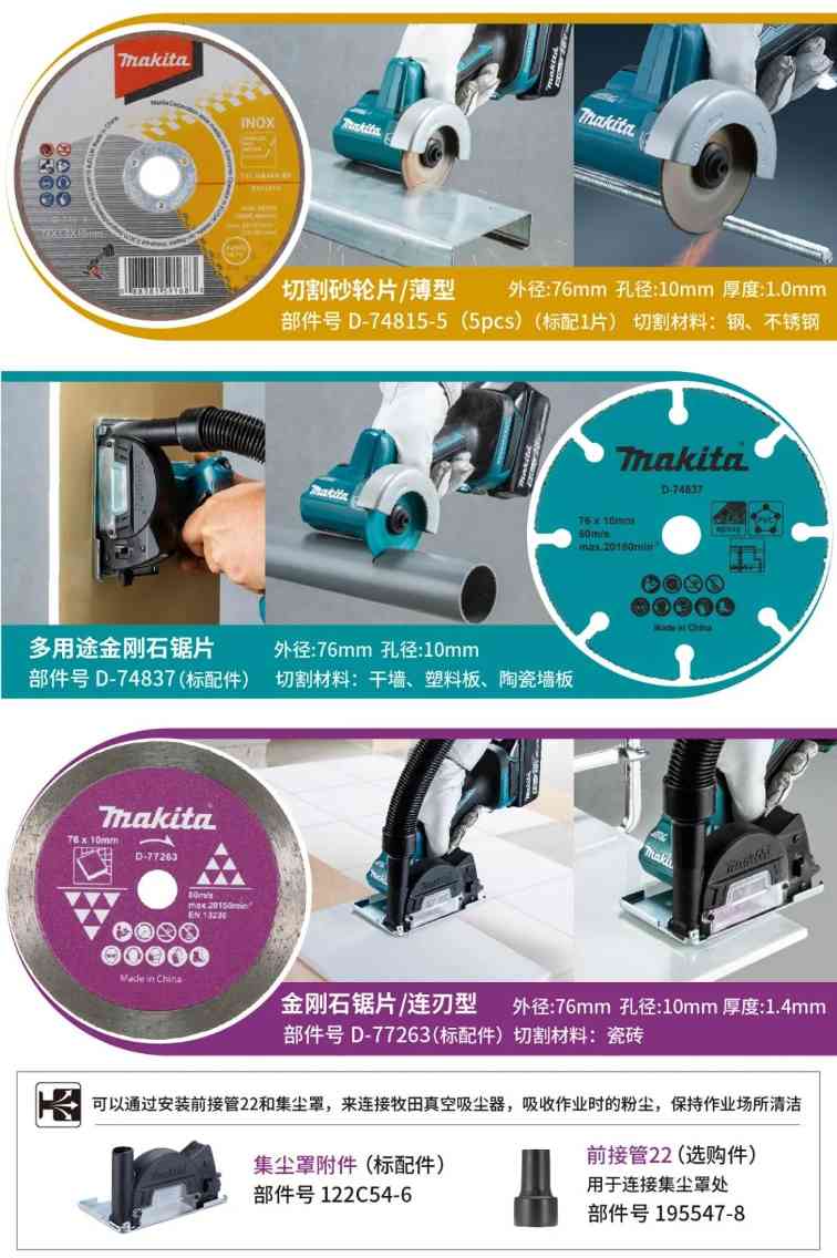 小巧灵活高效切断 牧田新品切断机上市！(图2)