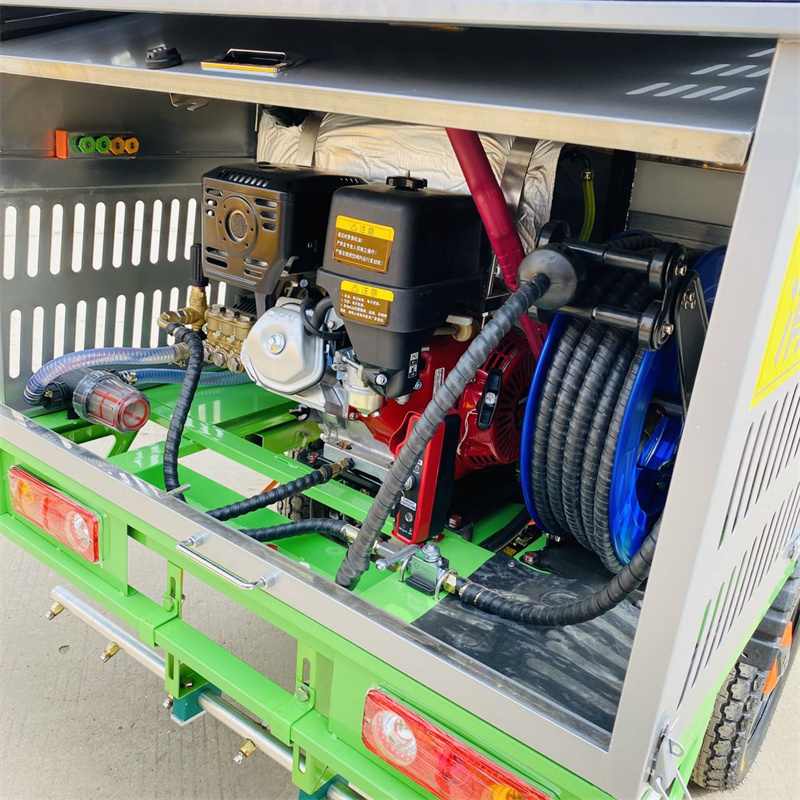 【产品推荐】坦洁环保 清洁物管 半封闭高压冲洗车CX700ADP（不锈钢箱体）(图8)