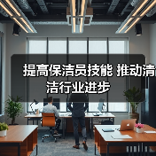 提高保洁员技能 推动清洁行业进步（图4）