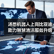 汤恩机器人上岗比亚迪 助力智慧清洁服务升级!(图1) 汤恩机器人上岗比亚迪 助力智慧清洁服务升级!(图1)