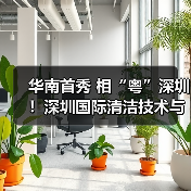 华南首秀 相“粤”深圳!深圳国际清洁技术与设备展重磅登场!(图1) 华南首秀 相“粤”深圳!深圳国际清洁技术与设备展重磅登场!(图1)