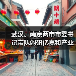 武汉、南京两市市委书记带队调研亿嘉和产业园(图2) 武汉、南京两市市委书记带队调研亿嘉和产业园(图2)