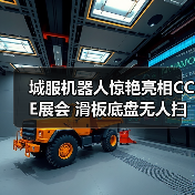 城服机器人惊艳亮相CCE展会 滑板底盘无人扫地机器人引关注(图2) 城服机器人惊艳亮相CCE展会 滑板底盘无人扫地机器人引关注(图2)