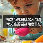 福龙马城服机器人与湖大艾盛签署战略合作协议(图1) 福龙马城服机器人与湖大艾盛签署战略合作协议(图1)