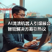 AI清洁机器人引爆展会 智能解决方案引热议(图2) AI清洁机器人引爆展会 智能解决方案引热议(图2)