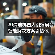 AI清洁机器人引爆展会 智能解决方案引热议(图1) AI清洁机器人引爆展会 智能解决方案引热议(图1)