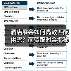 酒店展会如何高效匹配供需？商贸配对会揭秘合作新机遇（图4）