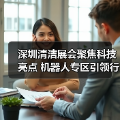 深圳清洁展会聚焦科技亮点 机器人专区引领行业新趋势（图3）
