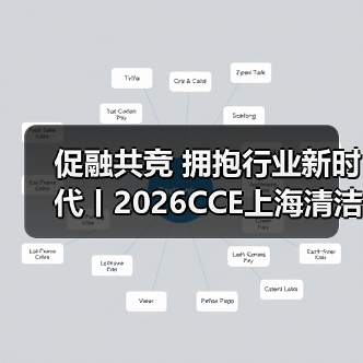 促融共竞 拥抱行业新时代丨2026CCE上海清洁展与您相约3月浦东!(图1) 促融共竞 拥抱行业新时代丨2026CCE上海清洁展与您相约3月浦东!(图1)